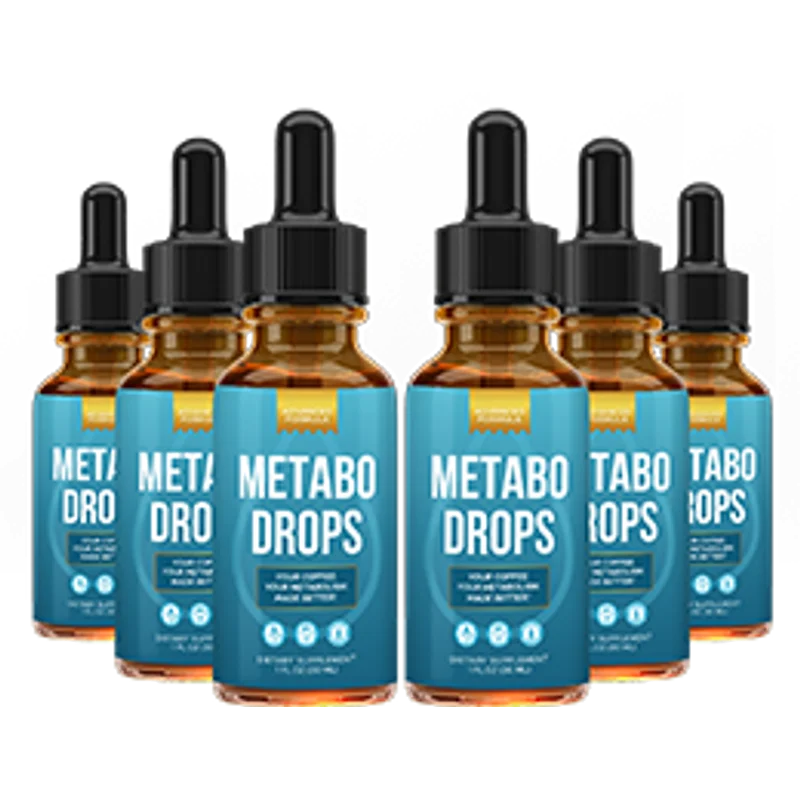 Metabo Drops Weight Management Supplement Bottle (6 Bottle / 180 Day Pack)